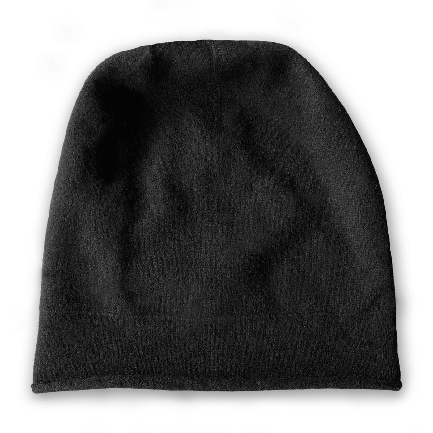 Highland Cashmere Solid Beanie Hat