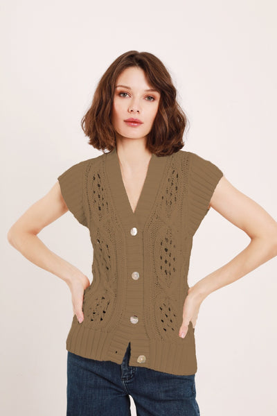 Elena Aran Cardigan Vest