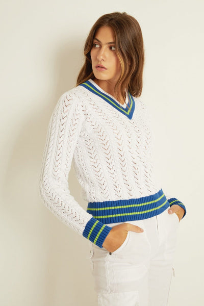 Coco Shrunken Tennis Pullover - FELLER