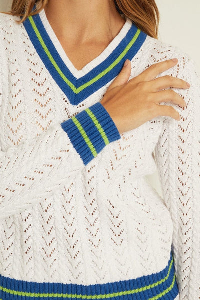 FELLER Sweaters Coco Shrunken Tennis Pullover