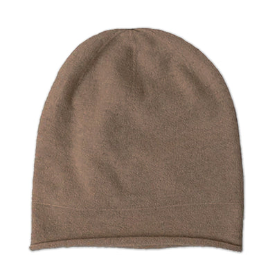 Highland Cashmere Solid Beanie Hat - FELLER