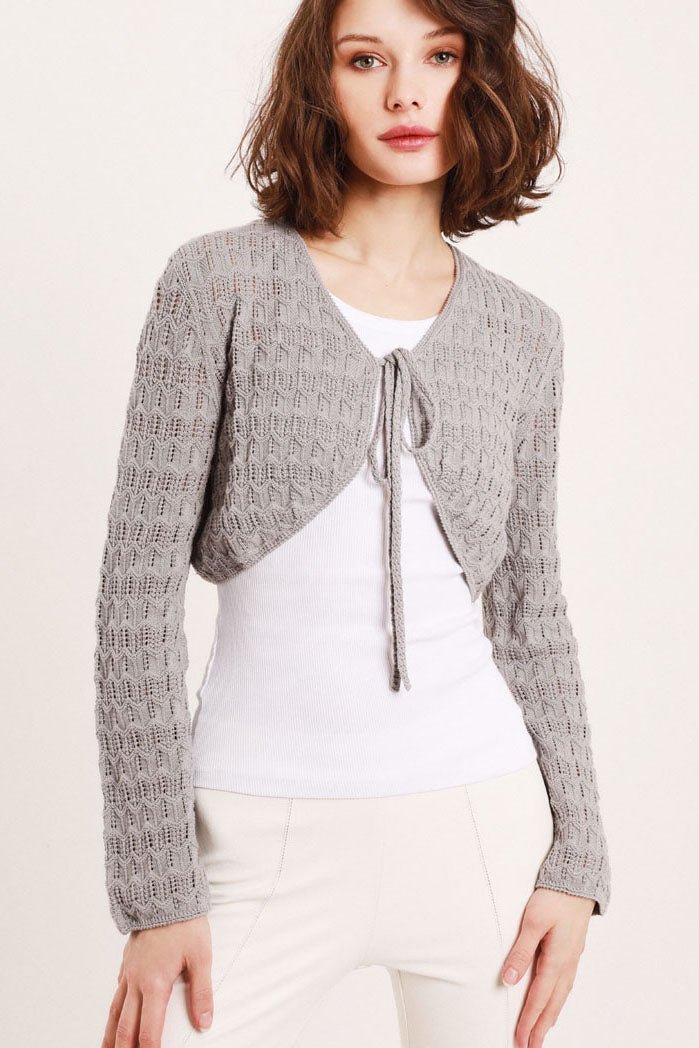 Iris Zigzag Lace Shrug - FELLER